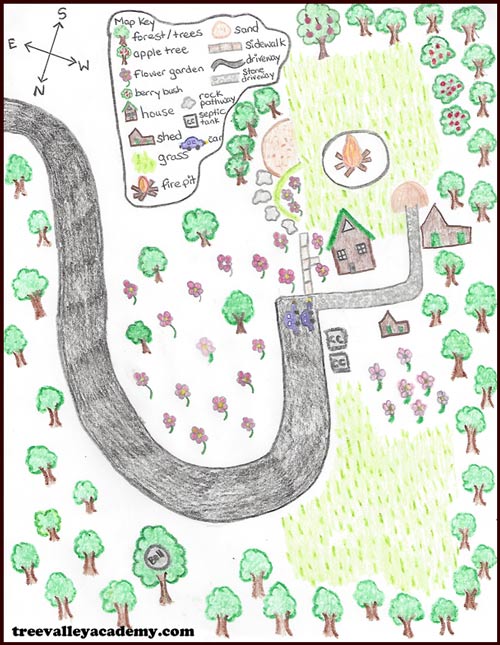 An fun backyard activity kids will be begging to do. Kids will learn mapping skills through play during a pirate's treasure. How to draw a treasure map for kids and an educational treasure hunt activity. #outdoors #geography #maps 