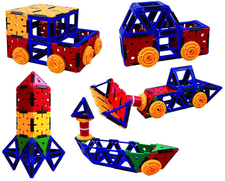 Toys for Kids that like to build: Klikko with math and STEM activities.