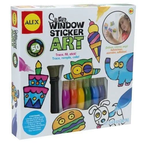 Gift idea for kids that love art: Window Sticker Art.