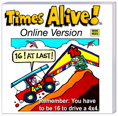 Review of Times Alive, an online program for kids to learn their time tables a more right-brained fun way.