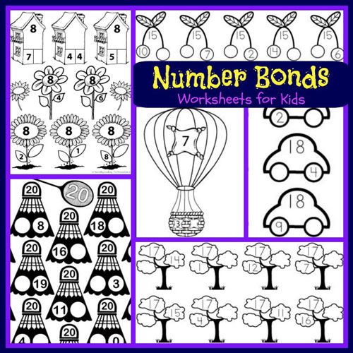 100+ Free Number Bonds Worksheets For Kids