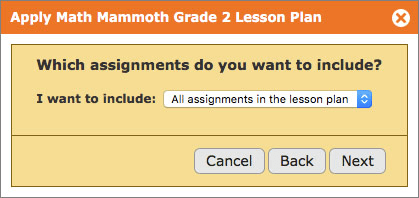 Click 3 when scheduling a year's worth of assignments with a lesson plan on Homeschool Planet. It's done in only a few clicks.