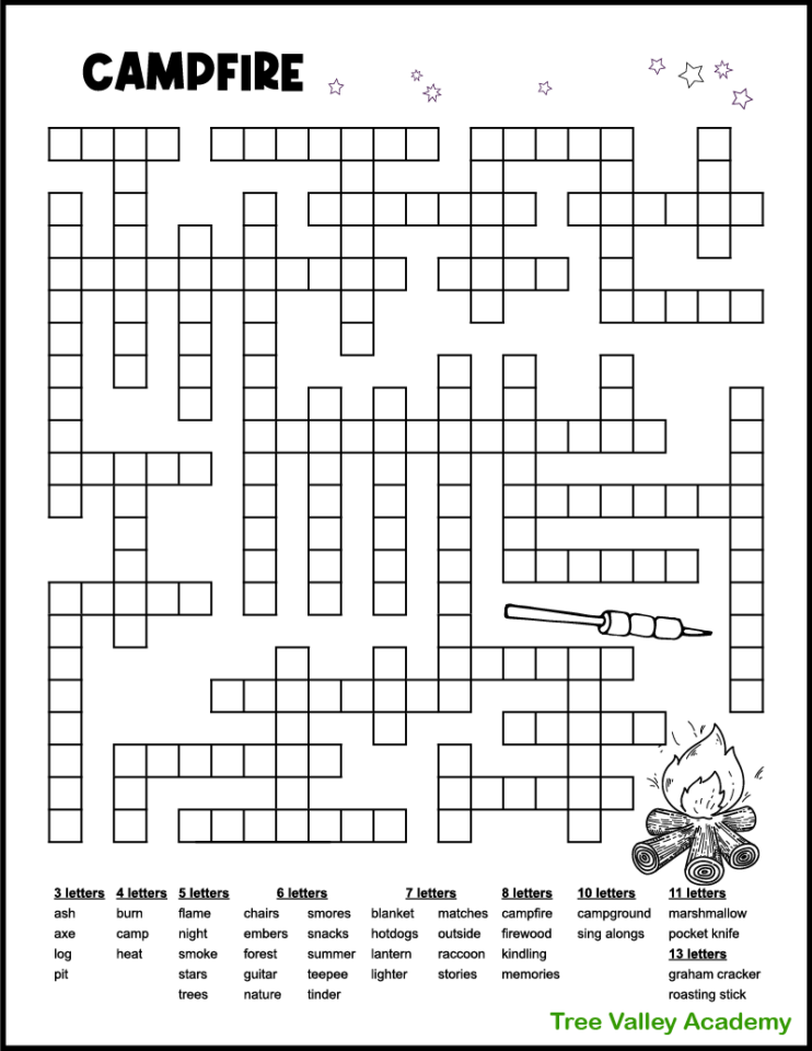 word fit puzzle printable