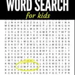 Printable camping word search for kids. The black and white printable has 32 camping words hidden in an 18 X 21 grid of letters.