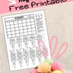 Free printable calendar worksheet kids for August 2022.