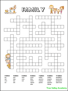 Silent Letters Crossword Puzzle for Kids - Tree Valley Academy