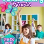 Spring vocabulary words - over 150 words