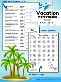 Silent Letters Crossword Puzzle for Kids - Tree Valley Academy