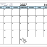 A full letter sized landscape orientation printable calendar for the month of May 2022. Images of a lily pad, lotus flower, and jumping frog decorate the calendar. There's a space at the bottom where you can write notes.