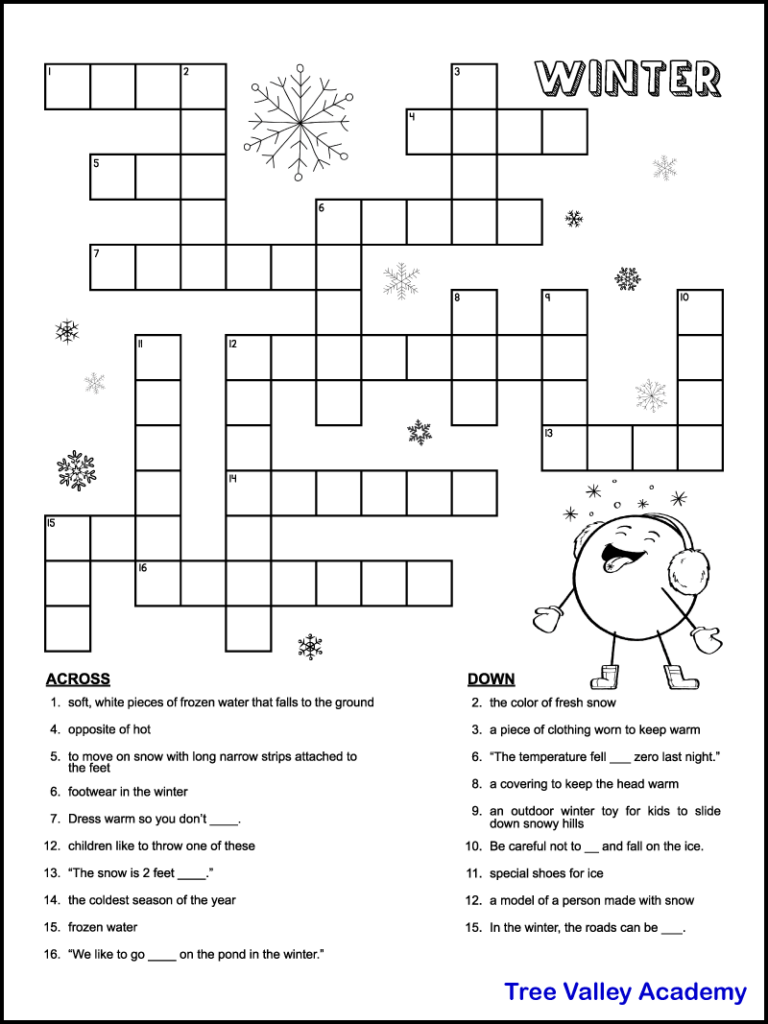 Snow fort Word Search Puzzle - Puzzles to Play