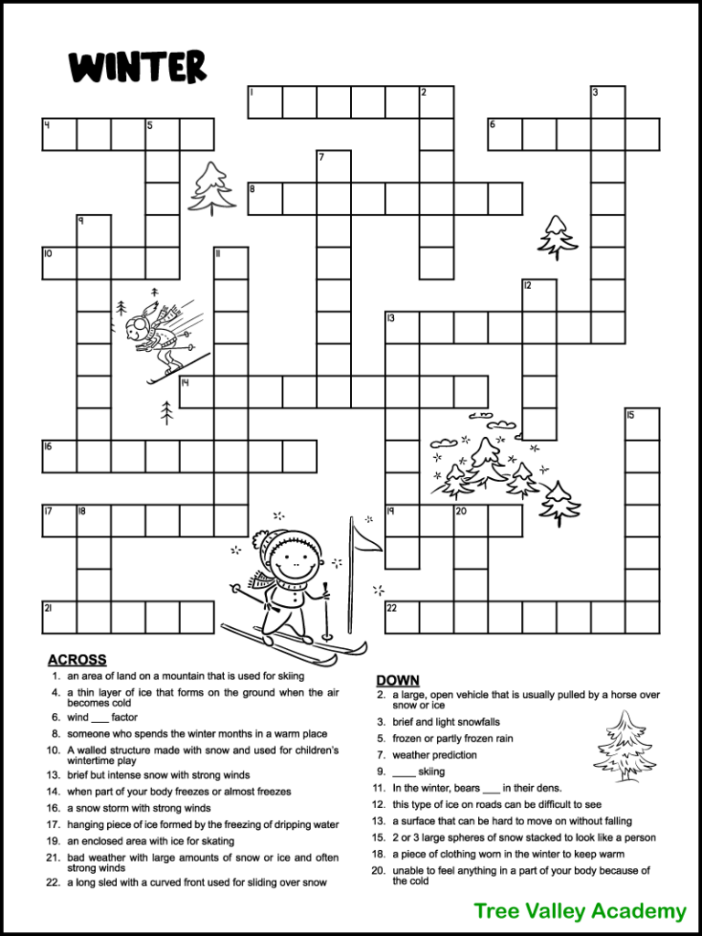 printable-winter-crossword-puzzles-for-kids-tree-valley-academy