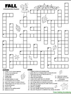 Silent Letters Crossword Puzzle for Kids - Tree Valley Academy