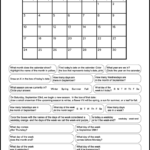 A free printable calendar worksheet for grade 1 for the month of September 2023. The black and white full page worksheet has the monthly calendar along with 21 calendar questions. Kids will circle, color, trace, draw and write the answers.